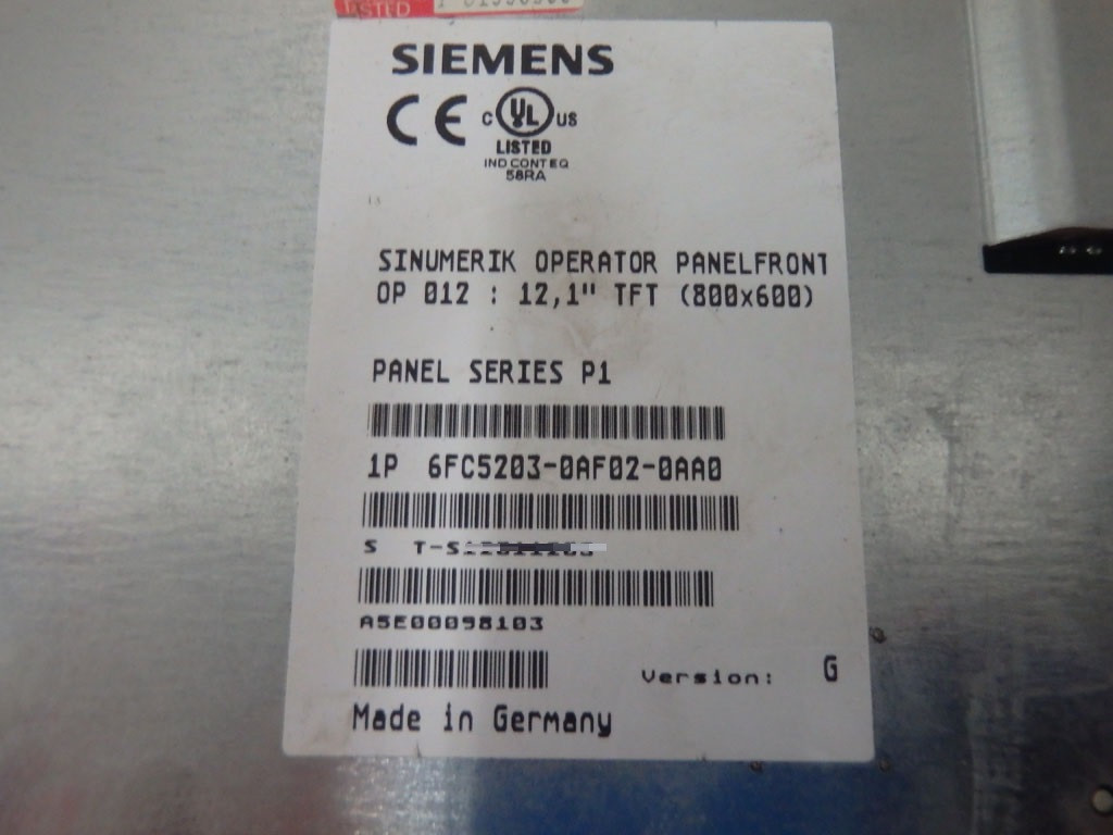 SIEMENS 6FC5203-0AF02-0AA0