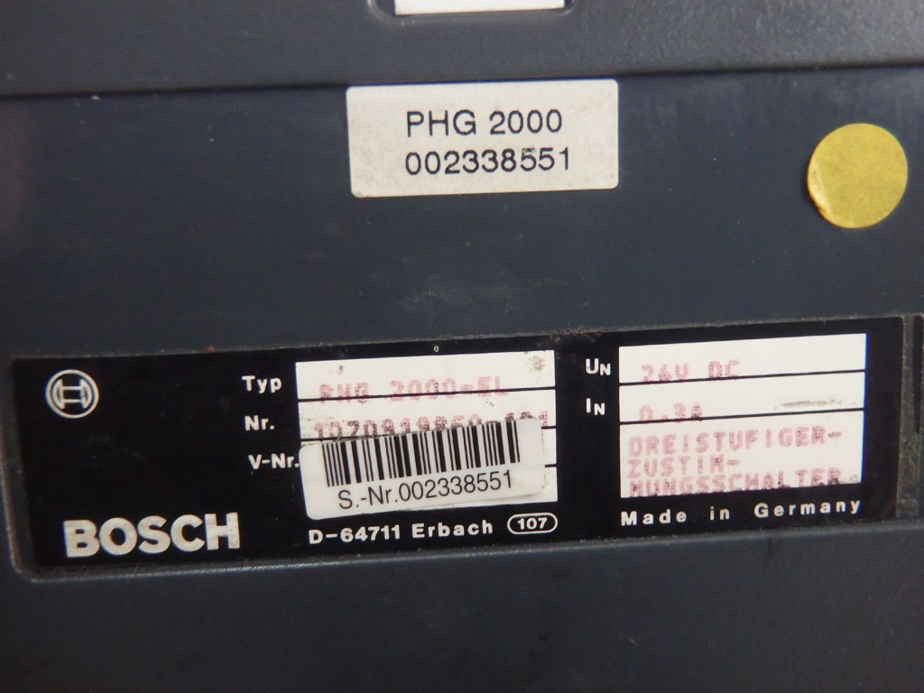 BOSCH PHG2000