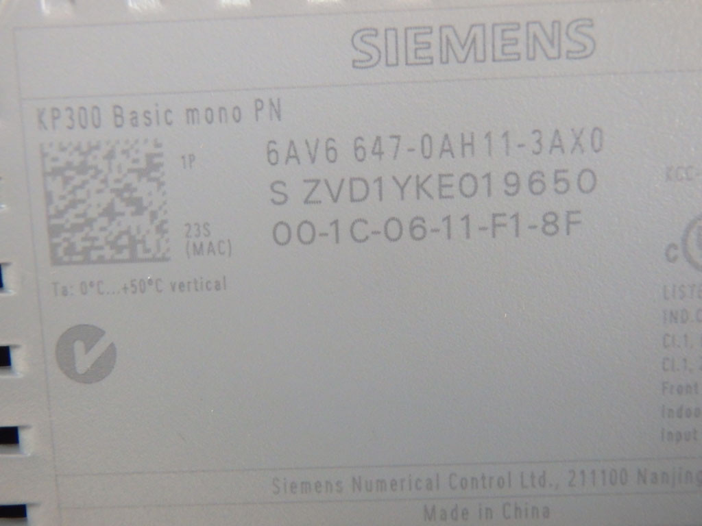 SIEMENS 6AV6647-0AH11-3AX0