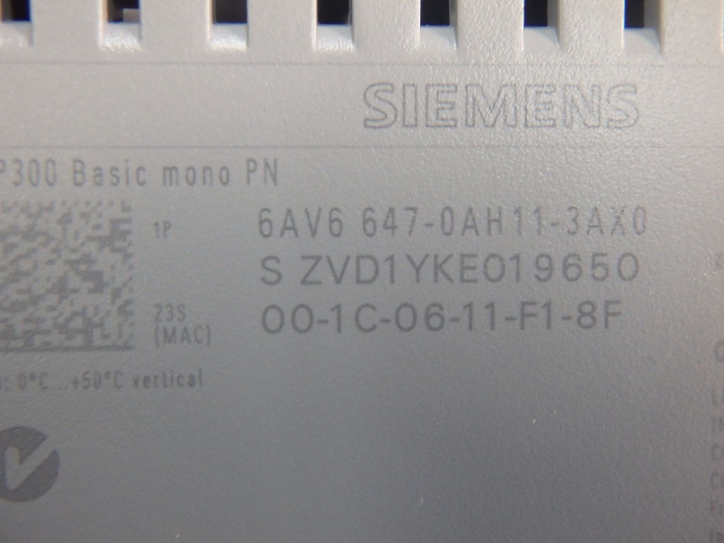 SIEMENS 6AV6647-0AH11-3AX0