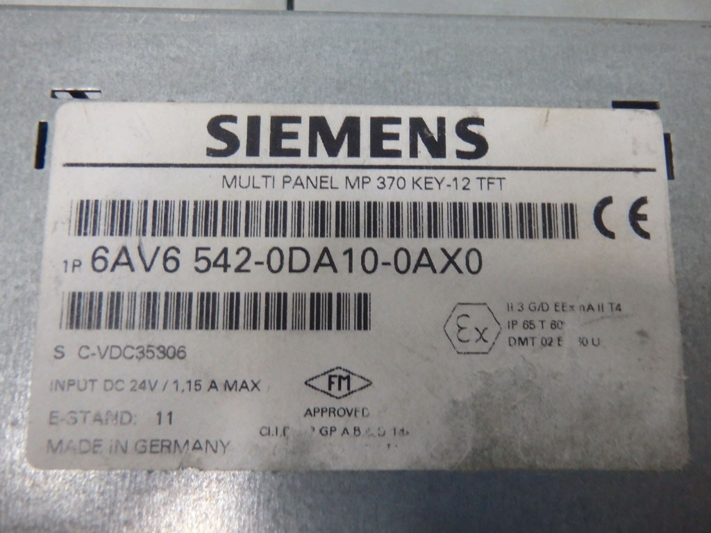 SIEMENS 6AV6542-0DA10-0AX0