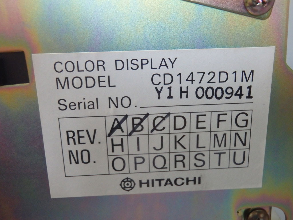 HITACHI CD1472D1M