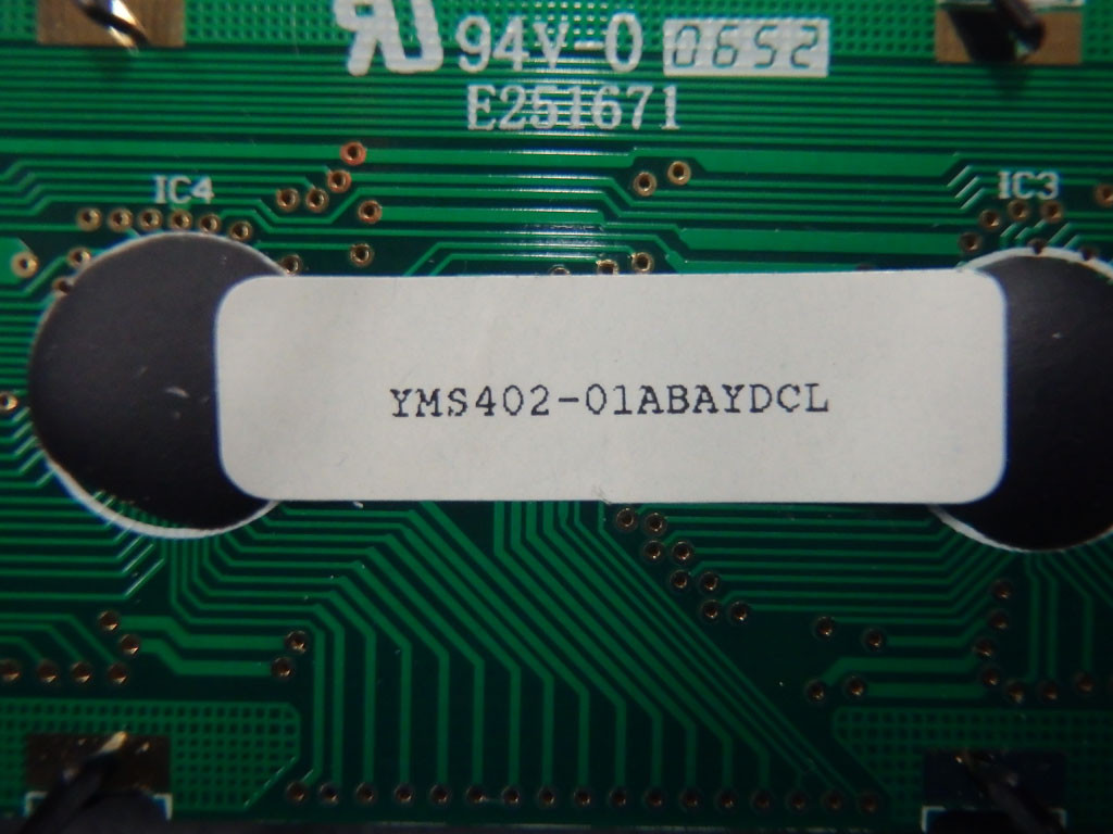ALPHANUMERIC YMS402-01ABAYDCL