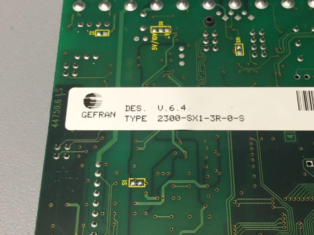 GEFRAN 2300-SX1-3R-0-S