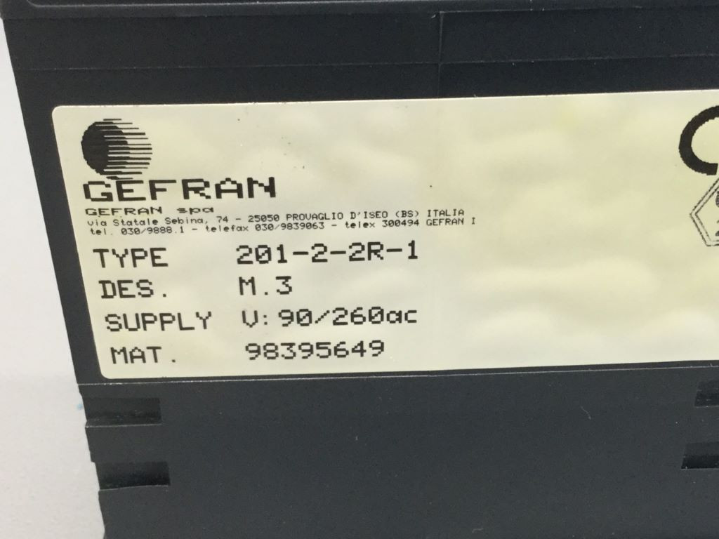 GEFRAN 201-2-2R-1