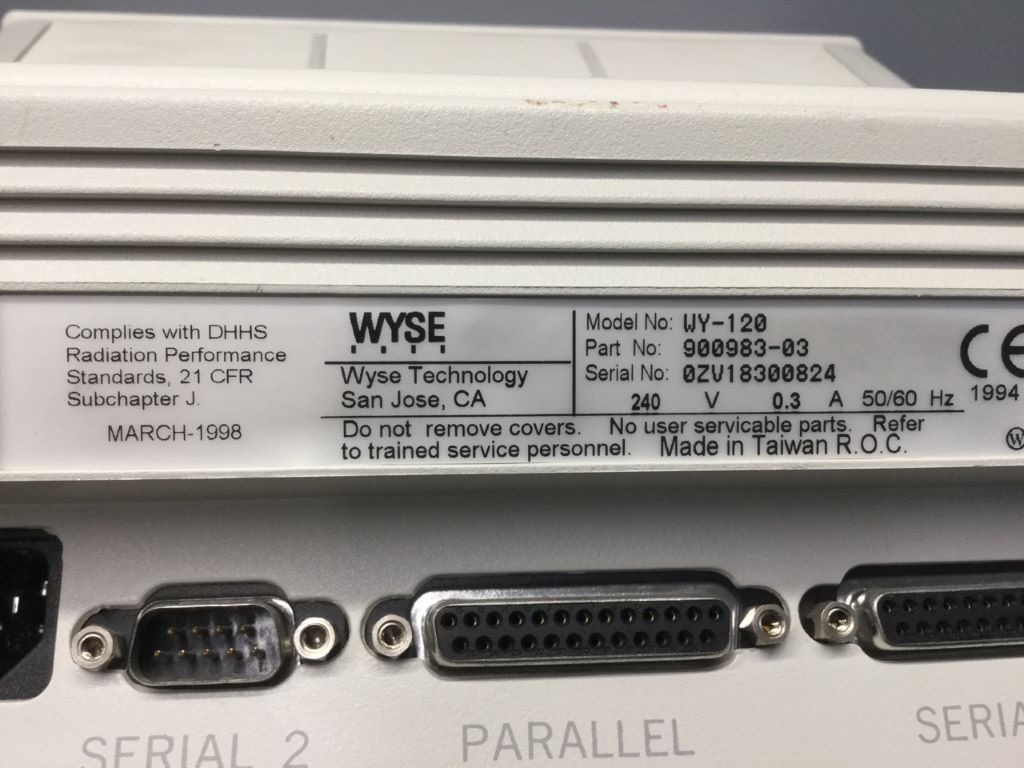 WYSE TECHNOLOGY WY-120