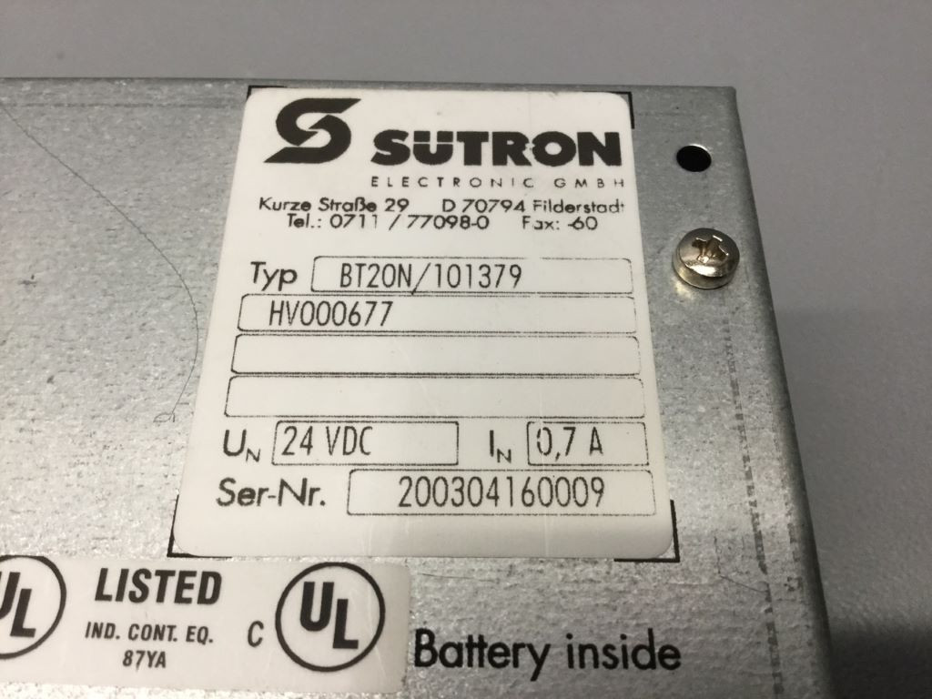 SUTRON BT20N/101379