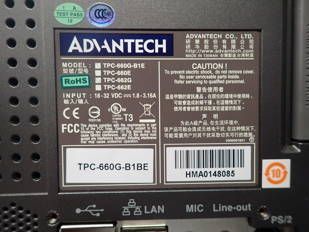 ADVANTECH TPC-660G-B1BE