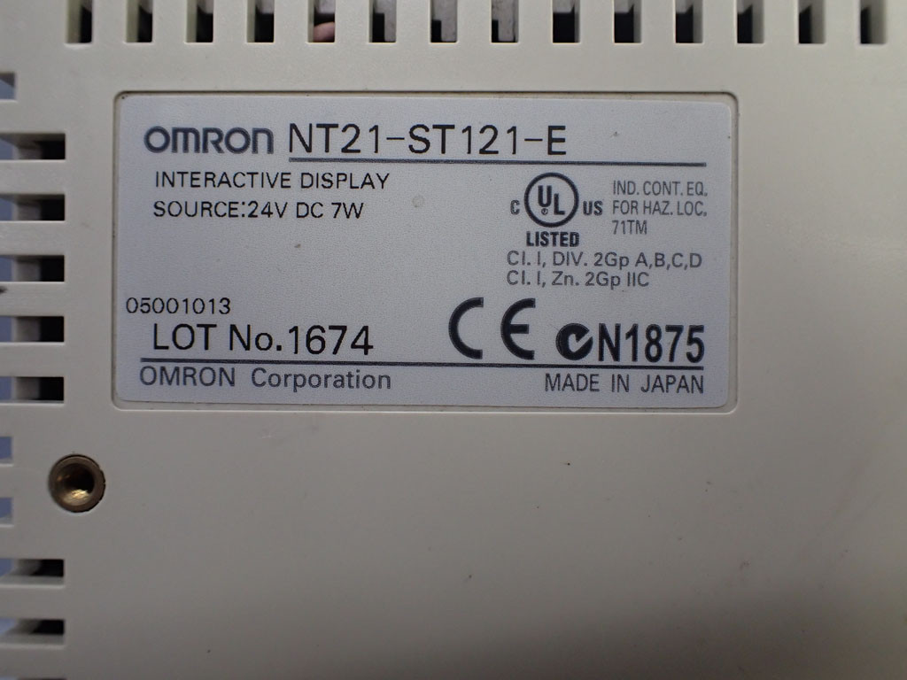OMRON NT21-ST121-E