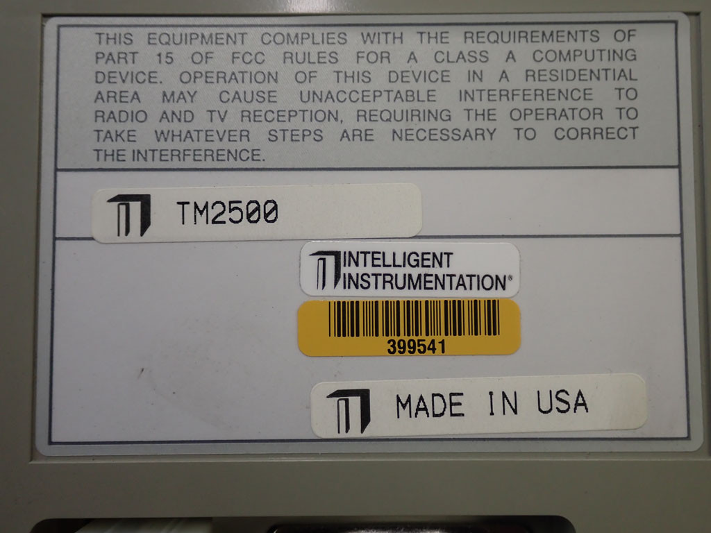 INTELLIGENT INSTRUMENTATION TM2500