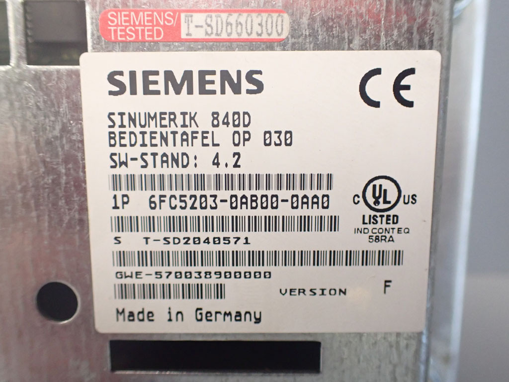 SIEMENS 6FC5203-0AB00-0AA0