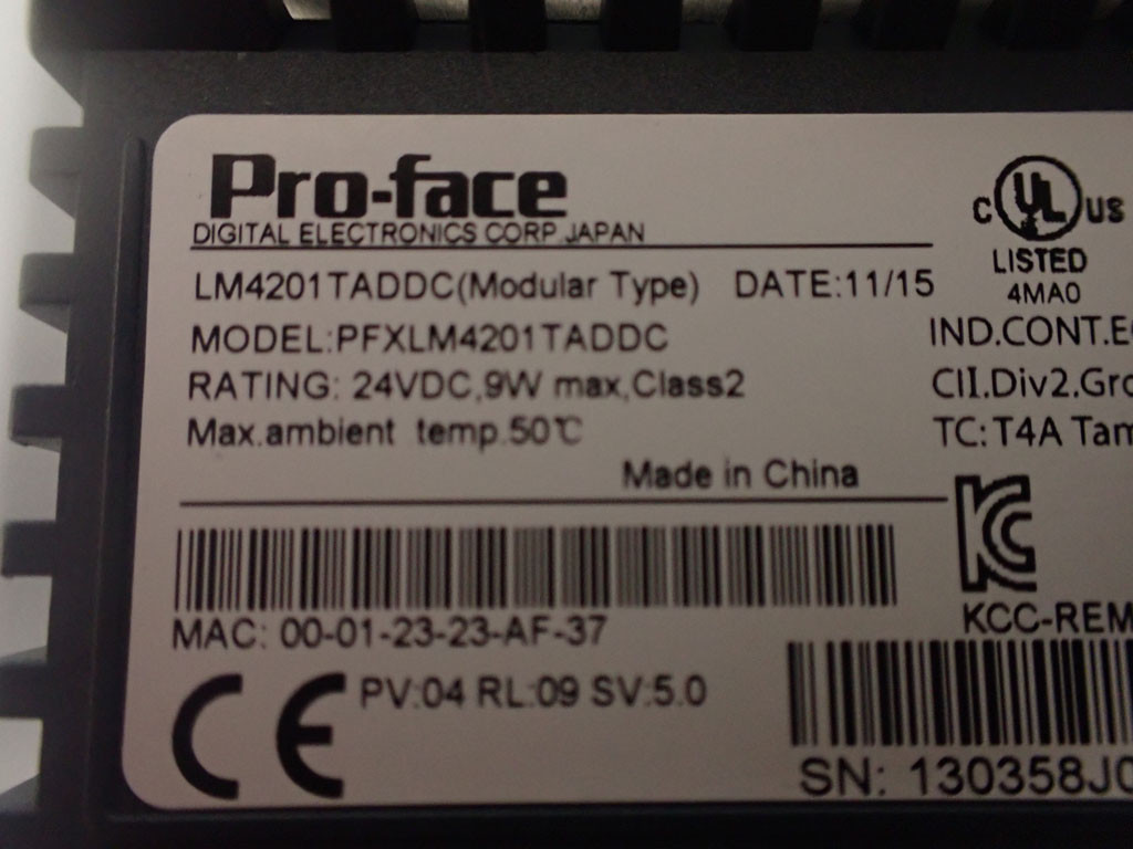 PROFACE PFXLM4201TADDC
