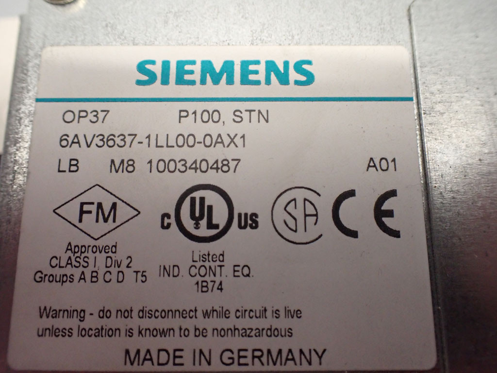 SIEMENS  6AV3637-1LL00-0AX1