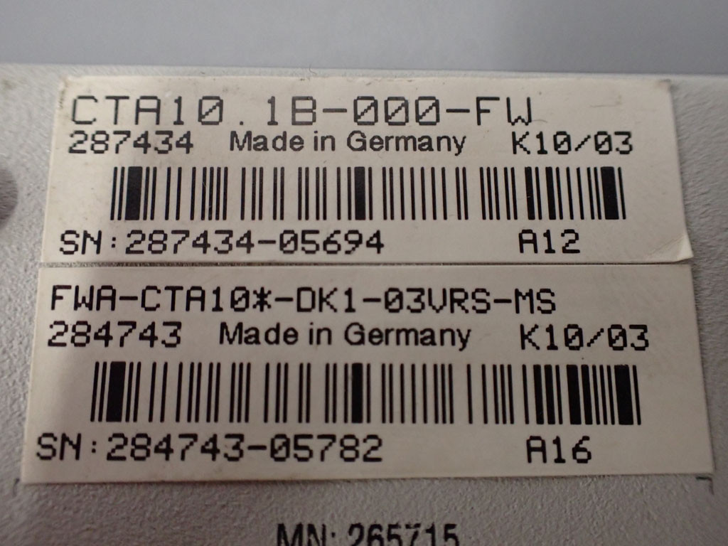 INDRAMAT CTA10.1B-000-FW