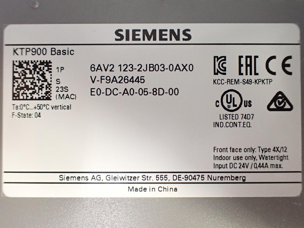 SIEMENS  6AV2123-2JB03-0AX0