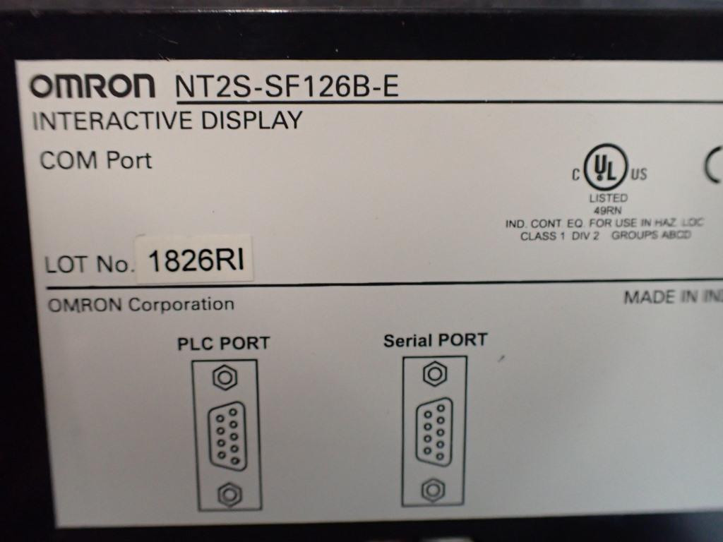 OMRON NT2S-SF126B-E