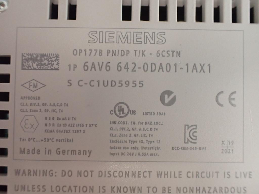 SIEMENS  6AV6642-0DA01-1AX1
