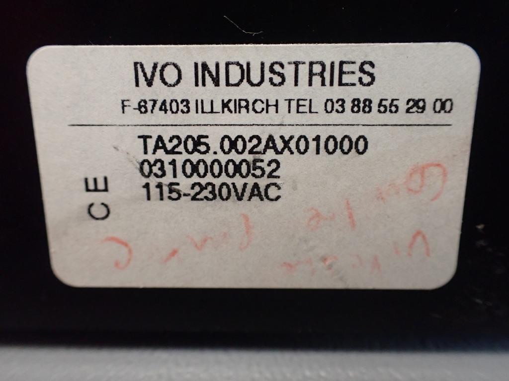 IVO INDUSTRIES TA205.002AX01000
