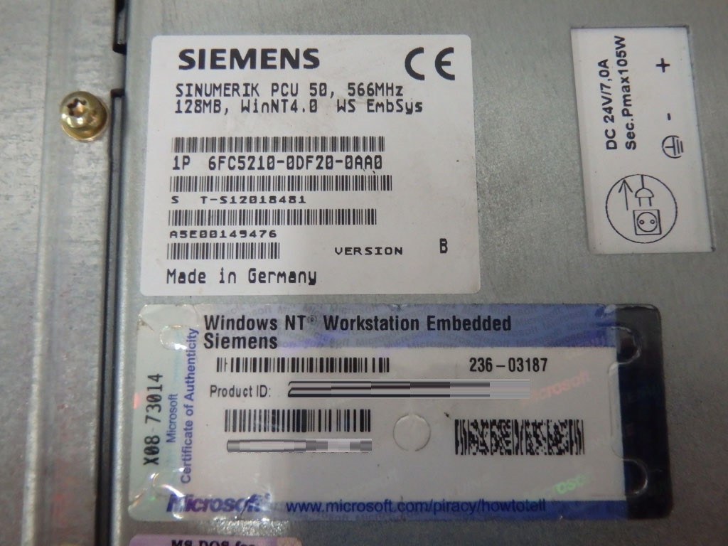 SIEMENS 6FC5210-0DF20-0AA0
