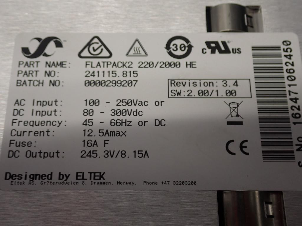 ELTEK FLATPACK2220/2000HE