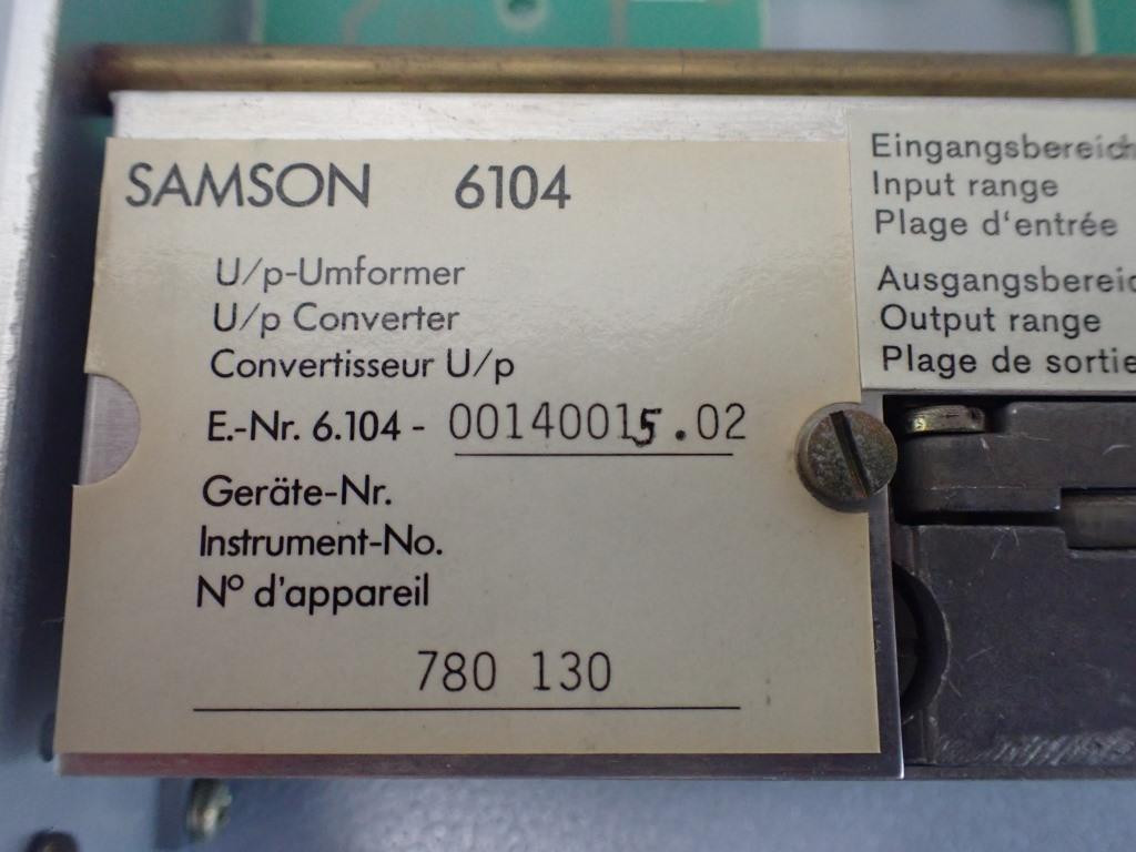 SAMSON E-NR.6.104