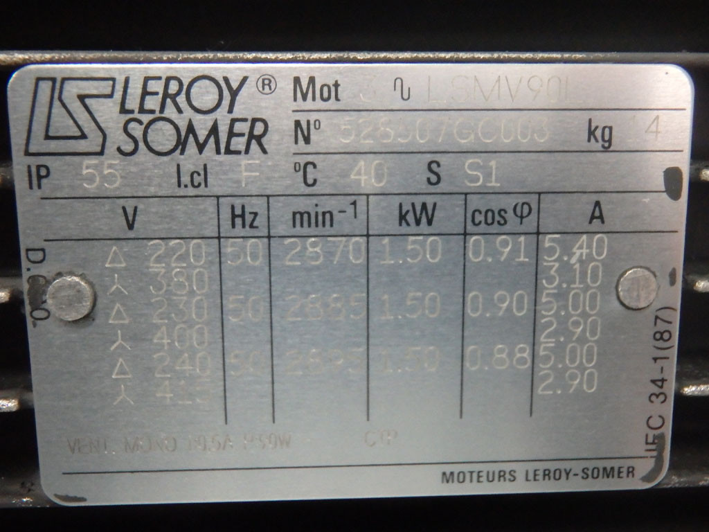 LEROY SOMER  LSMV90L