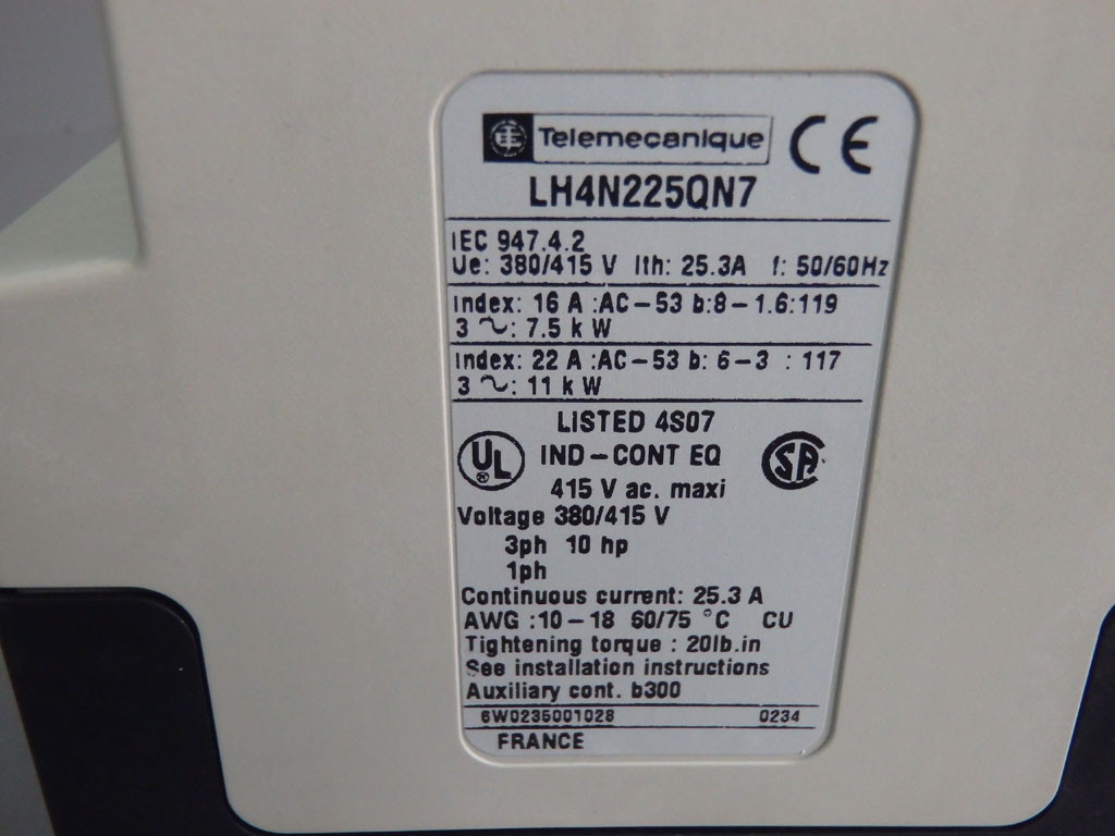 TÉLÉMÉCANIQUE  LH4N225QN7