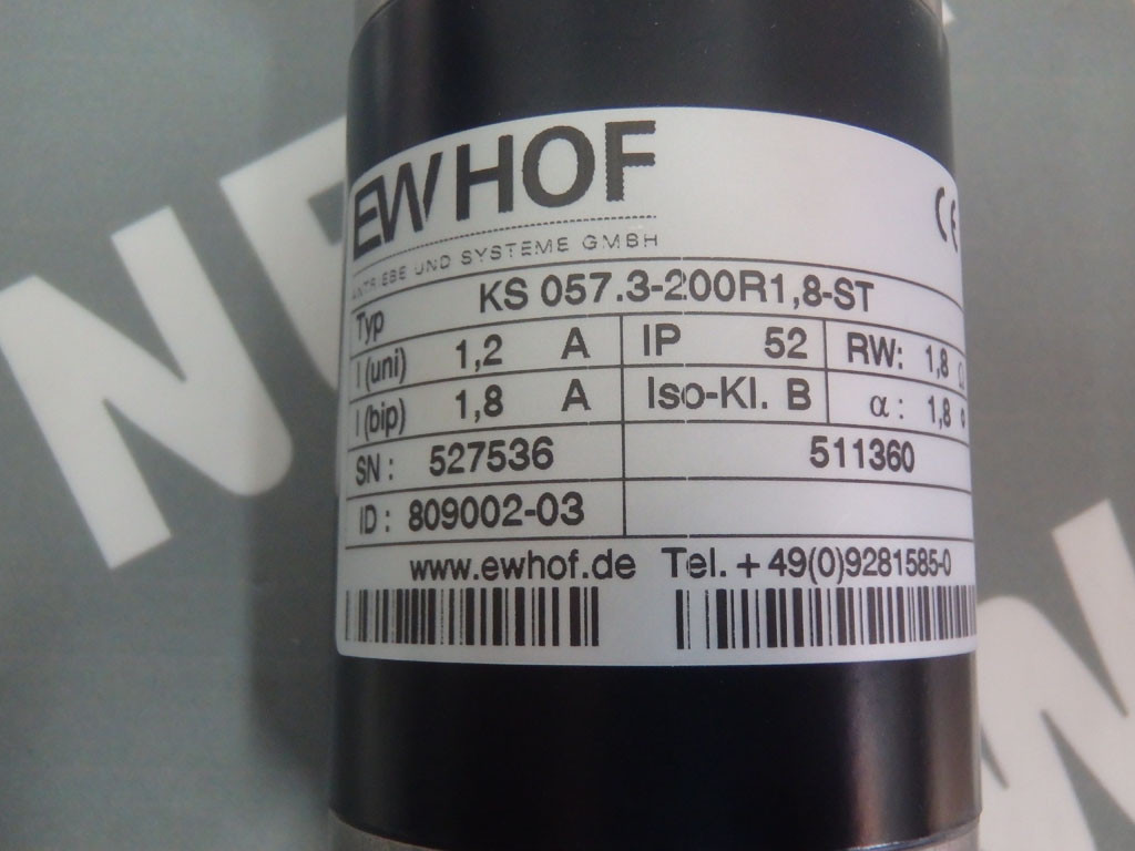 EW HOF KS0573-200R1.8-ST