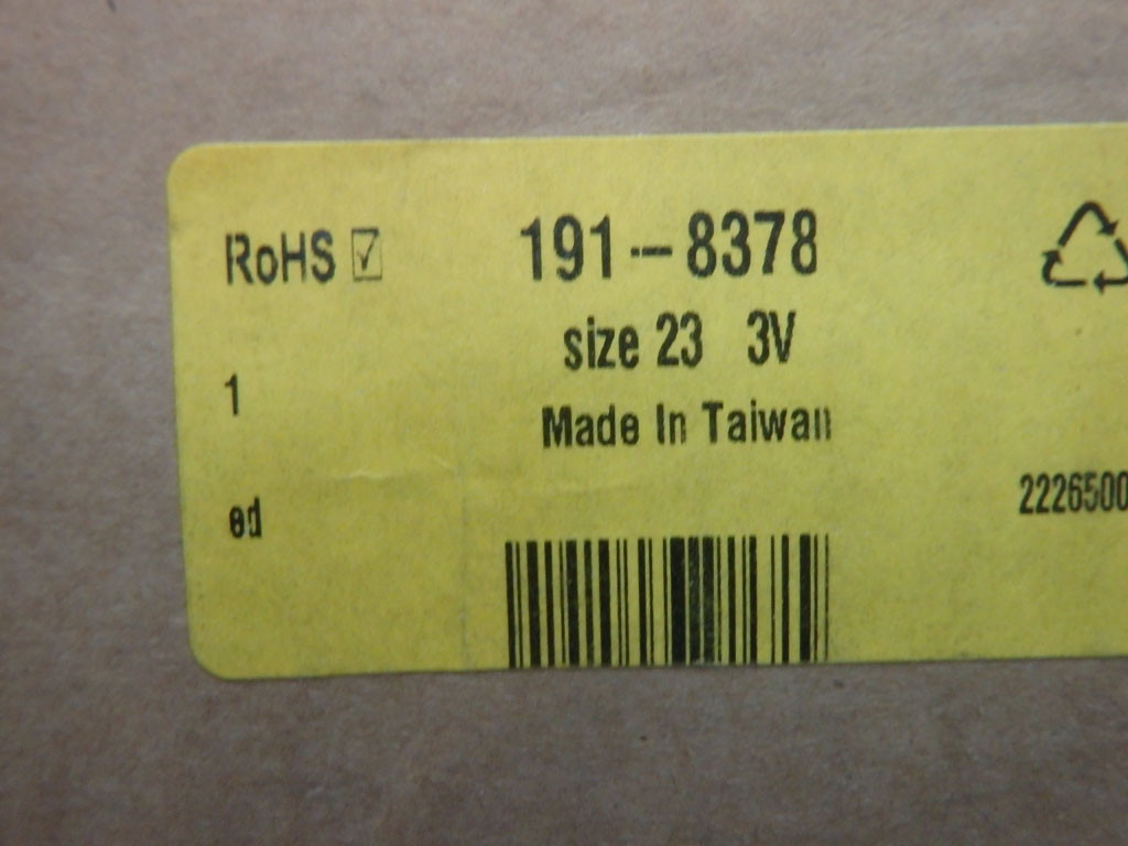 RS AUTOMATION 191-8378