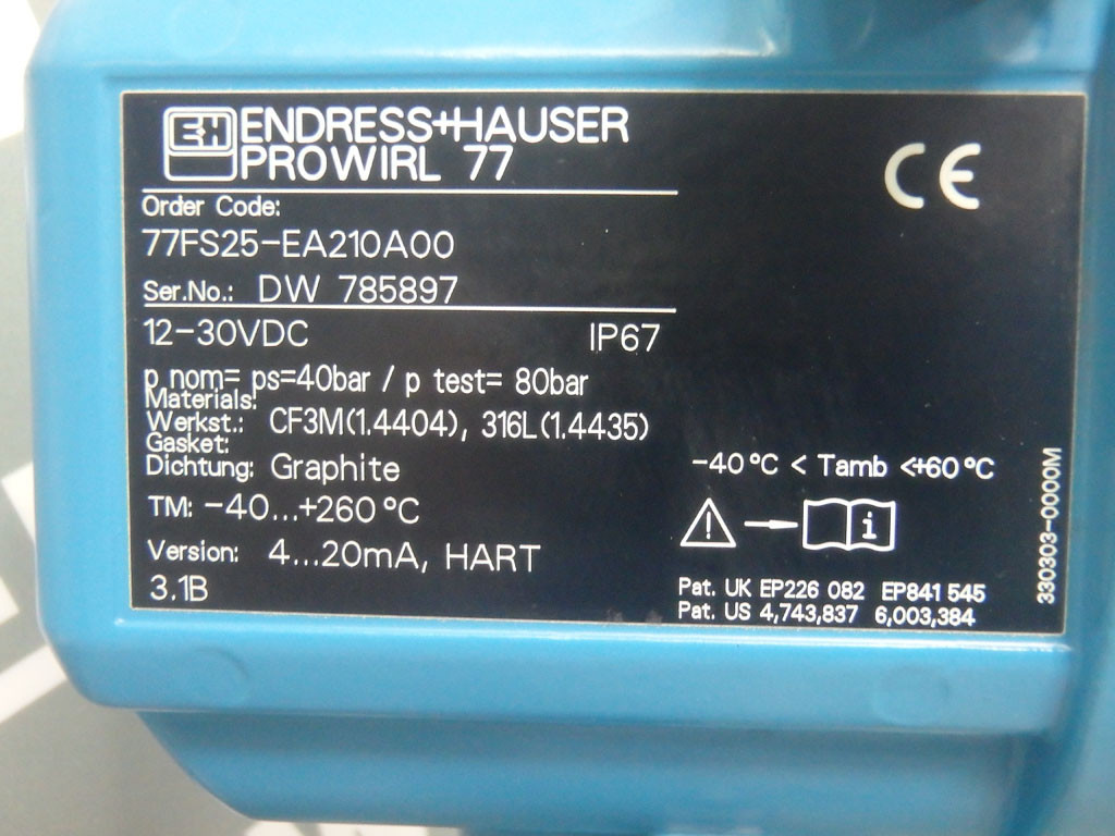 ENDRESS+HAUSER 77FS25-EA210A00