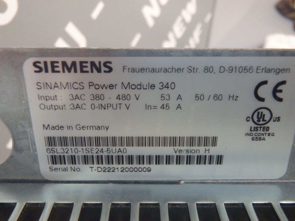 SIEMENS 6SL3210-1SE24-5UA0