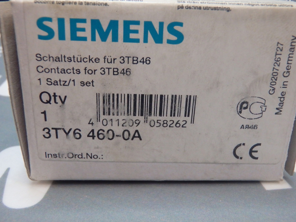 SIEMENS 3TY6460-0A