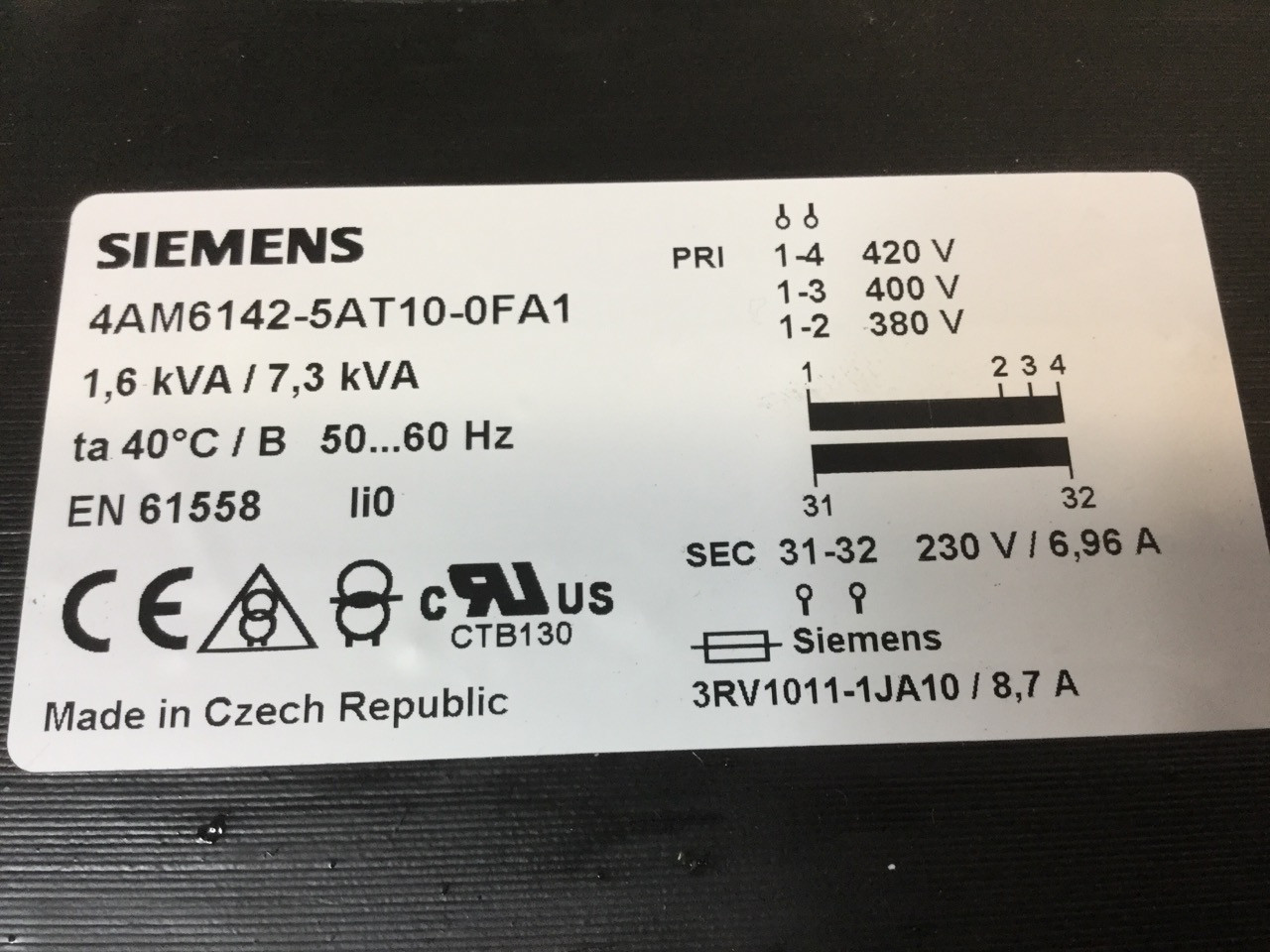 SIEMENS 4AM6142-5AT10-0FA1