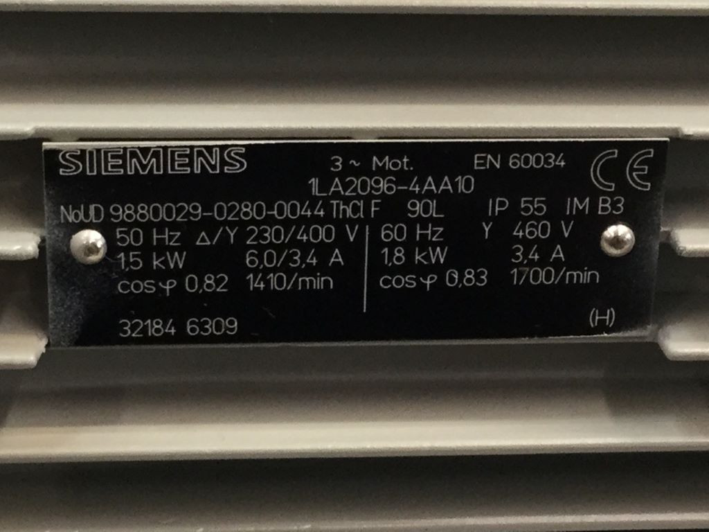 SIEMENS 1LA2096-4AA10