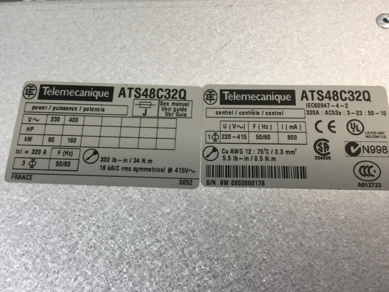 TÉLÉMÉCANIQUE  ATS48C32Q