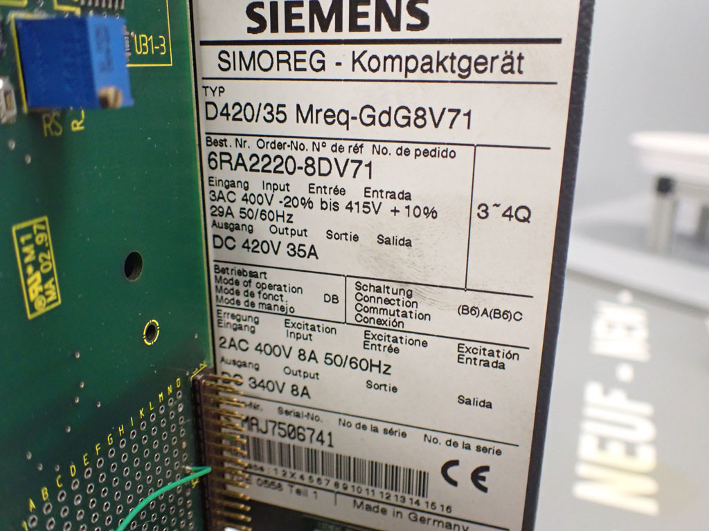 SIEMENS 6RA2220-8DV71