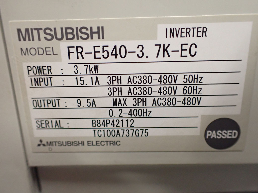 MITSUBISHI FR-E540-3.7K-EC