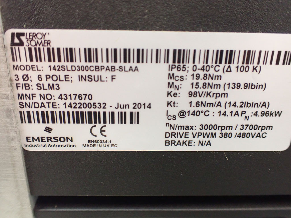 LEROY SOMER  142SLD300CBPAB-SLAA