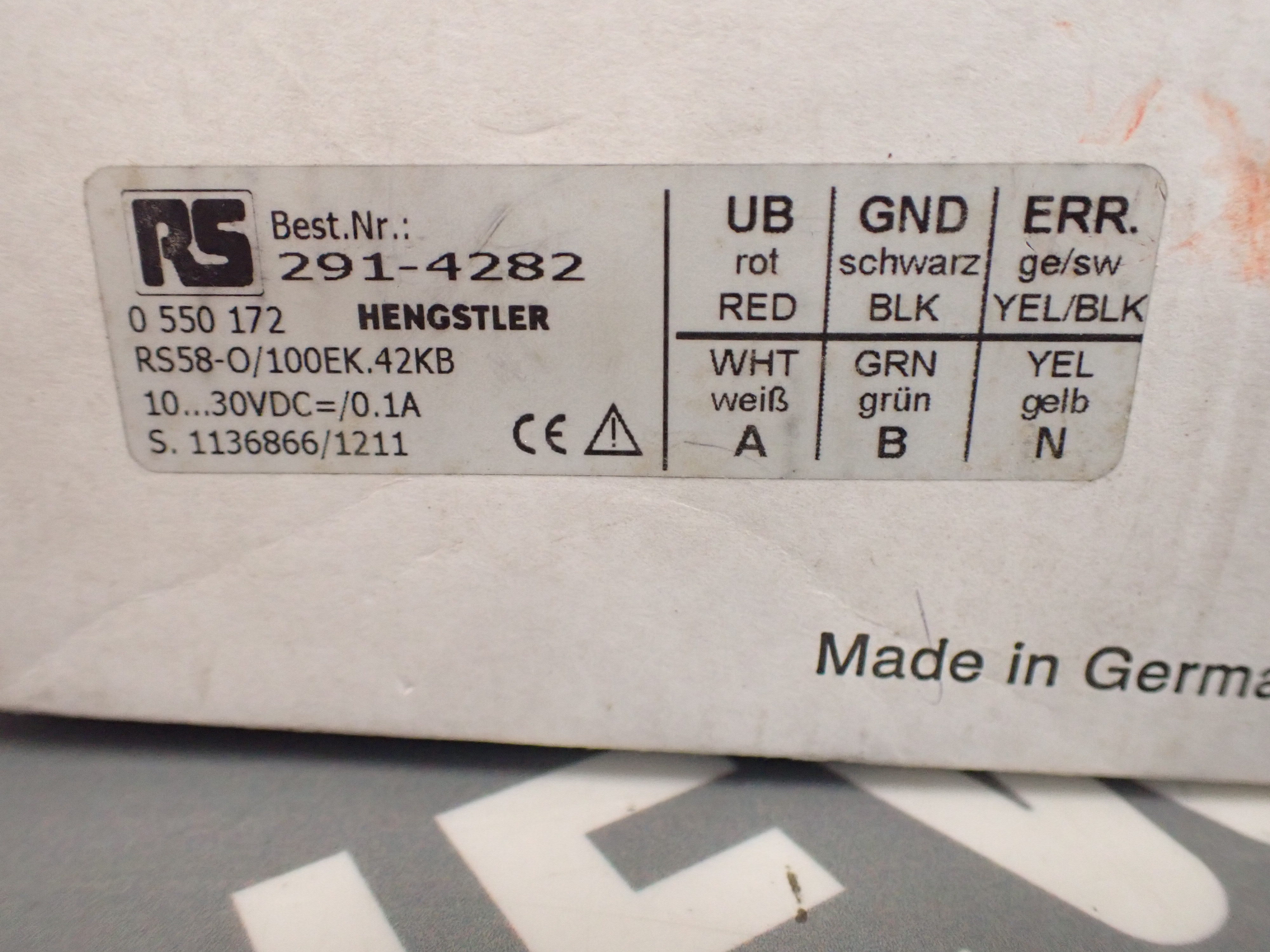 HENGSTLER RS58-O/100EK.42KB