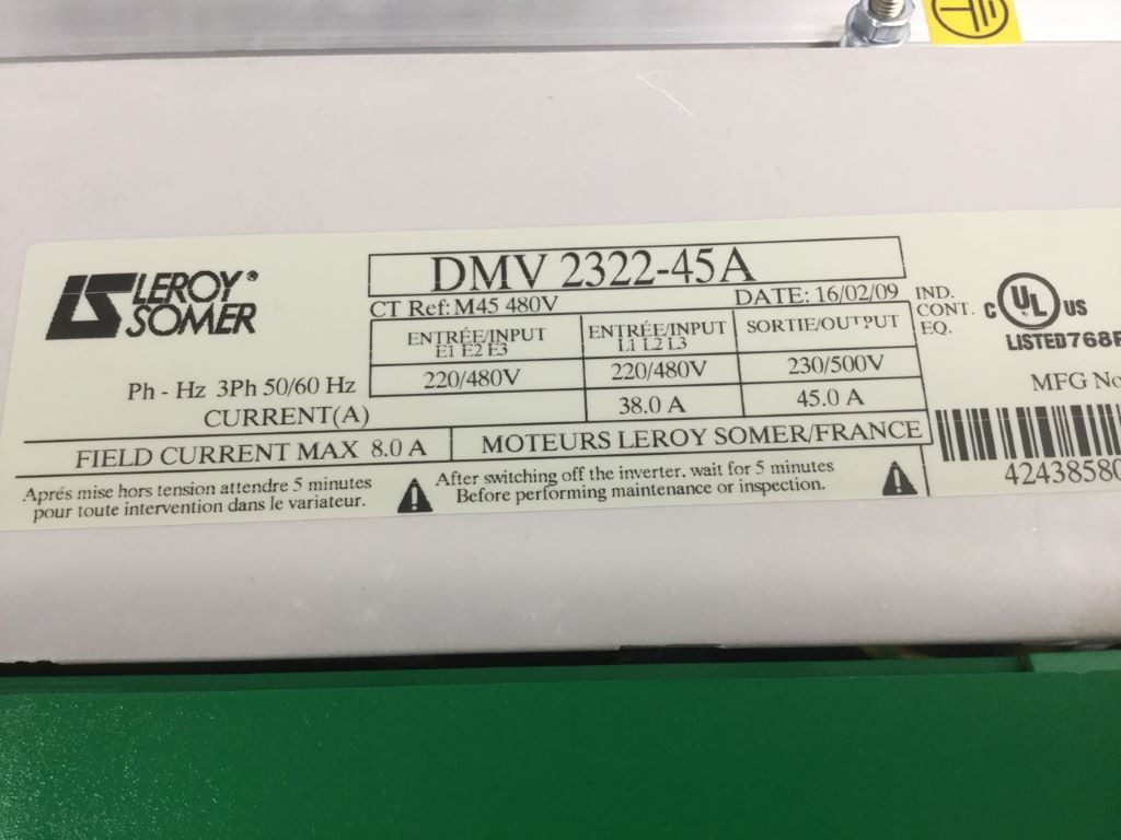 LEROY SOMER  DMV2322-45A