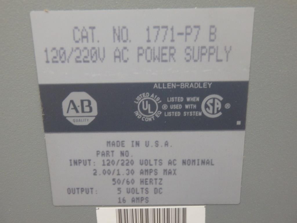 ALLEN-BRADLEY 1771-P7B