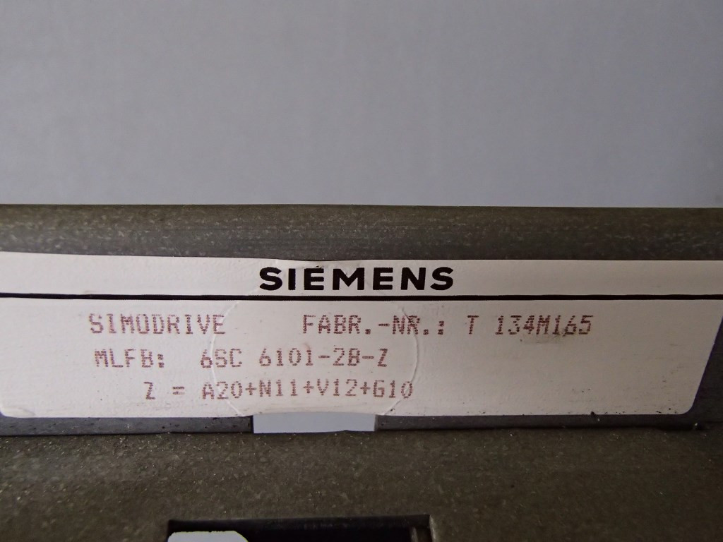SIEMENS 6SC6101-2B-ZZ.A20+N11+V12+G10