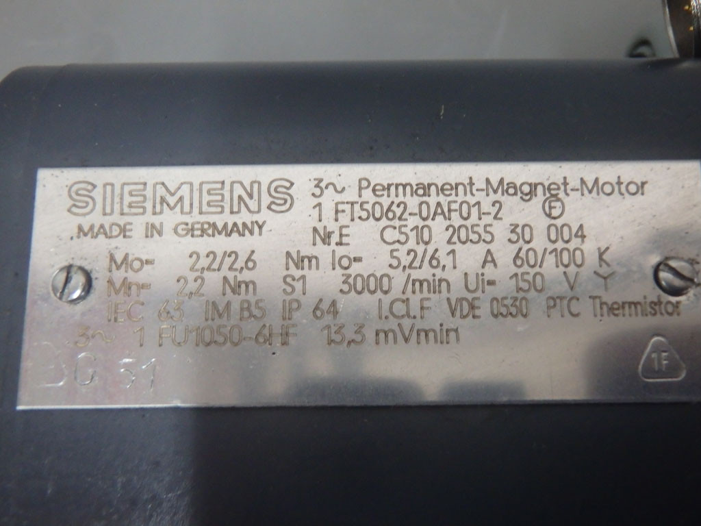 SIEMENS 1FT5062-0AF01-2
