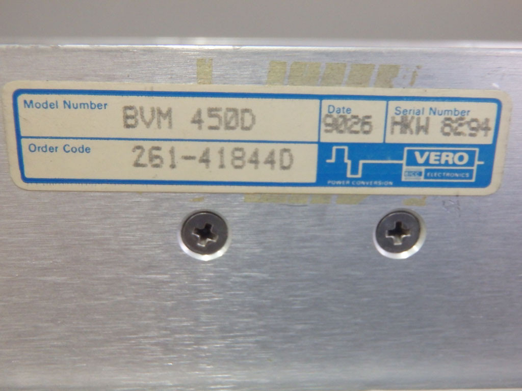 VERO ELECTRONICS BVM450D