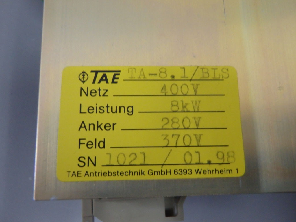 TAE ANTRIEBSTECHNIK TA-8.1/BLS