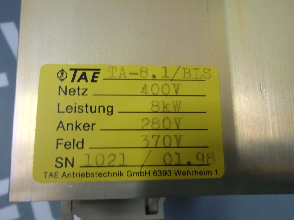 TAE ANTRIEBSTECHNIK TA-8.1/BLS