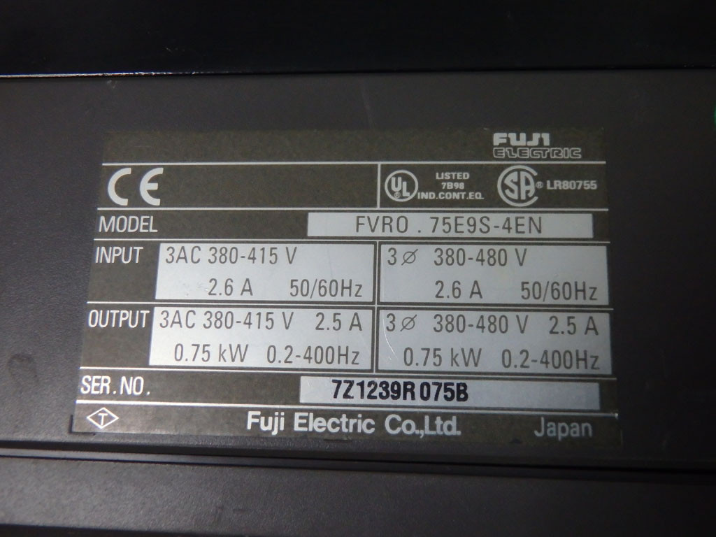 FUJI ELECTRIC FVR0.75E9S-4EN