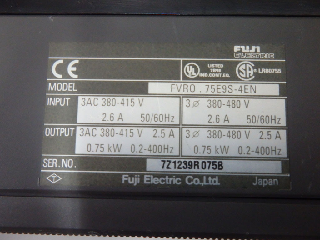 FUJI ELECTRIC FVR0.75E9S-4EN