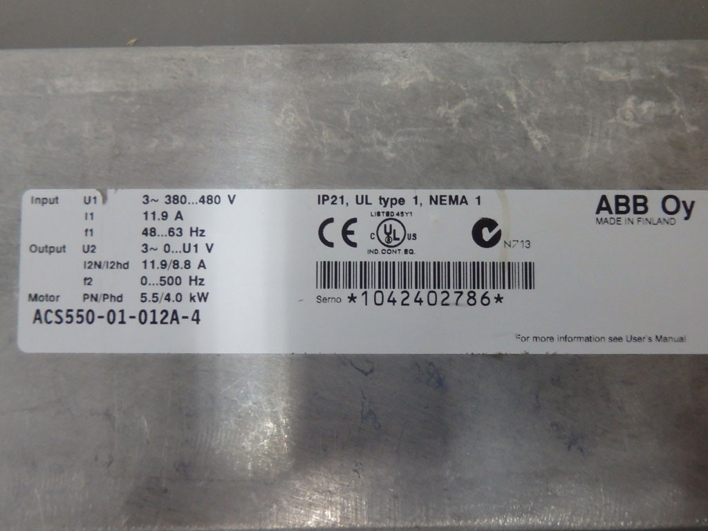 ABB ACS550-01-012A-4