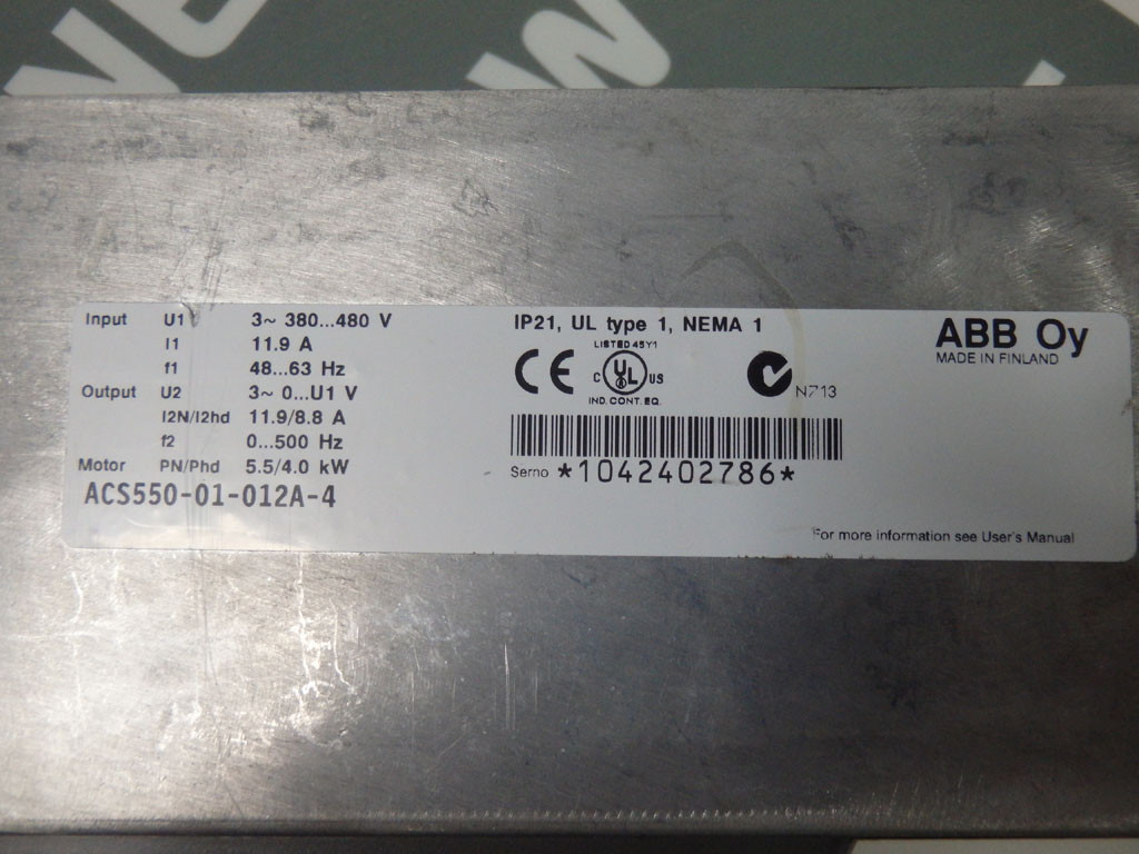 ABB ACS550-01-012A-4